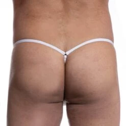 Men Gentleman String Tanga - Transparent (Extra Small) -Bikini Verfuehrung Geschaft Gentleman Mini G String Transparent 07 1280x1280