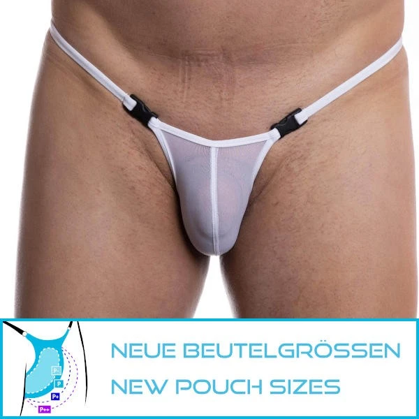 Men CLIP String Tanga - Transparent (Neue Beutelgrößen) 3 Men CLIP String Tanga - Transparent (Neue Beutelgrößen)