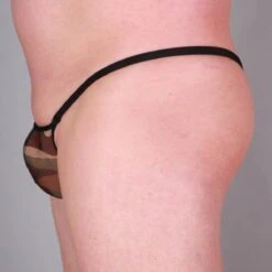 Men String Tanga - Camo Transparent (Extra Small) -Bikini Verfuehrung Geschaft Men String Tanga ExtraSmall Camo Transparent 03 1280x1280