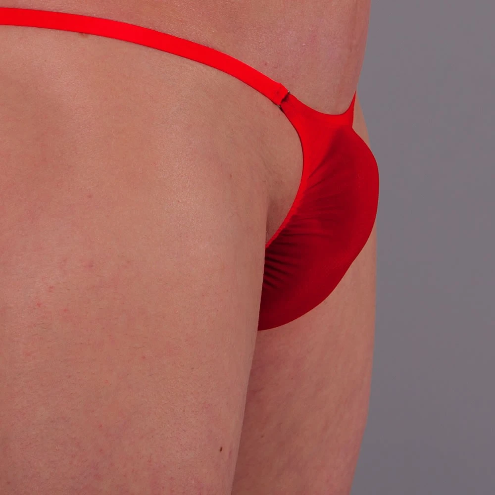 Exclusive Men String Tanga - Rot Transparent 4 Exclusive Men String Tanga - Rot Transparent – Bild 2