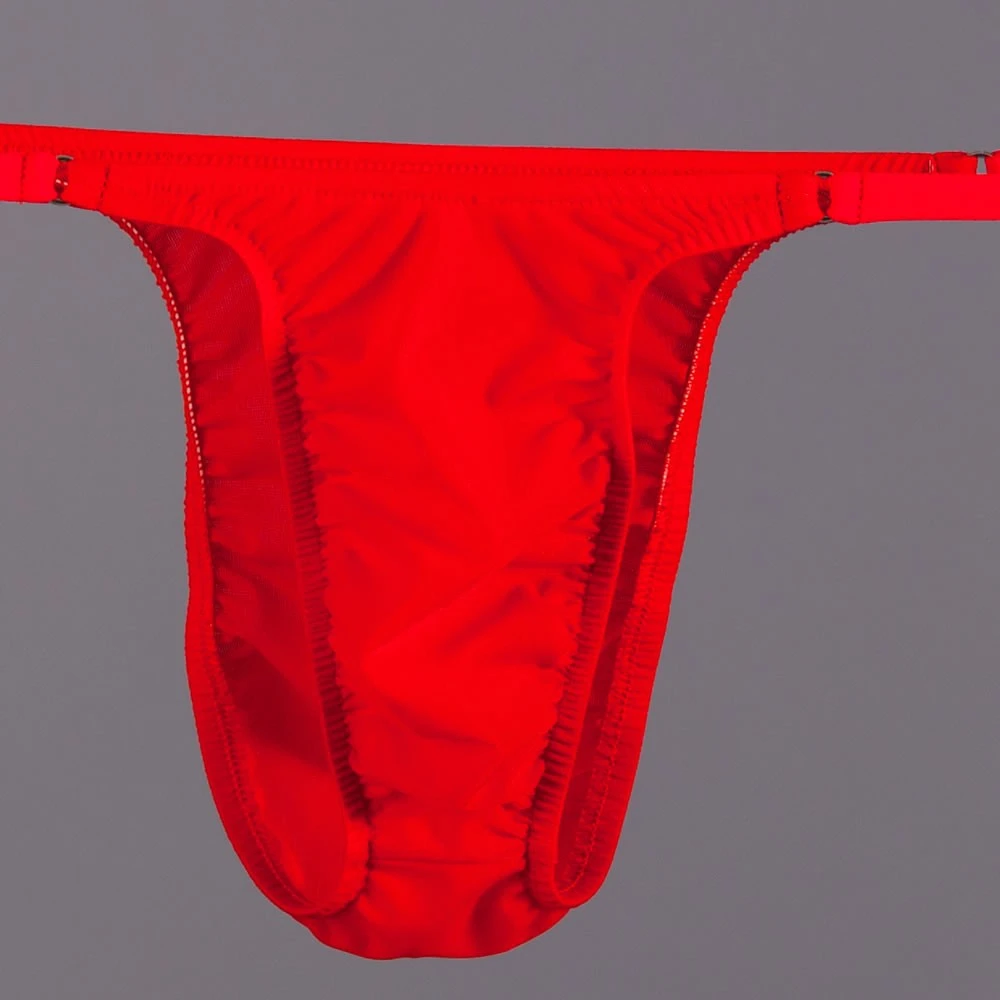 Exclusive Men String Tanga - Rot Transparent 10 Exclusive Men String Tanga - Rot Transparent – Bild 8