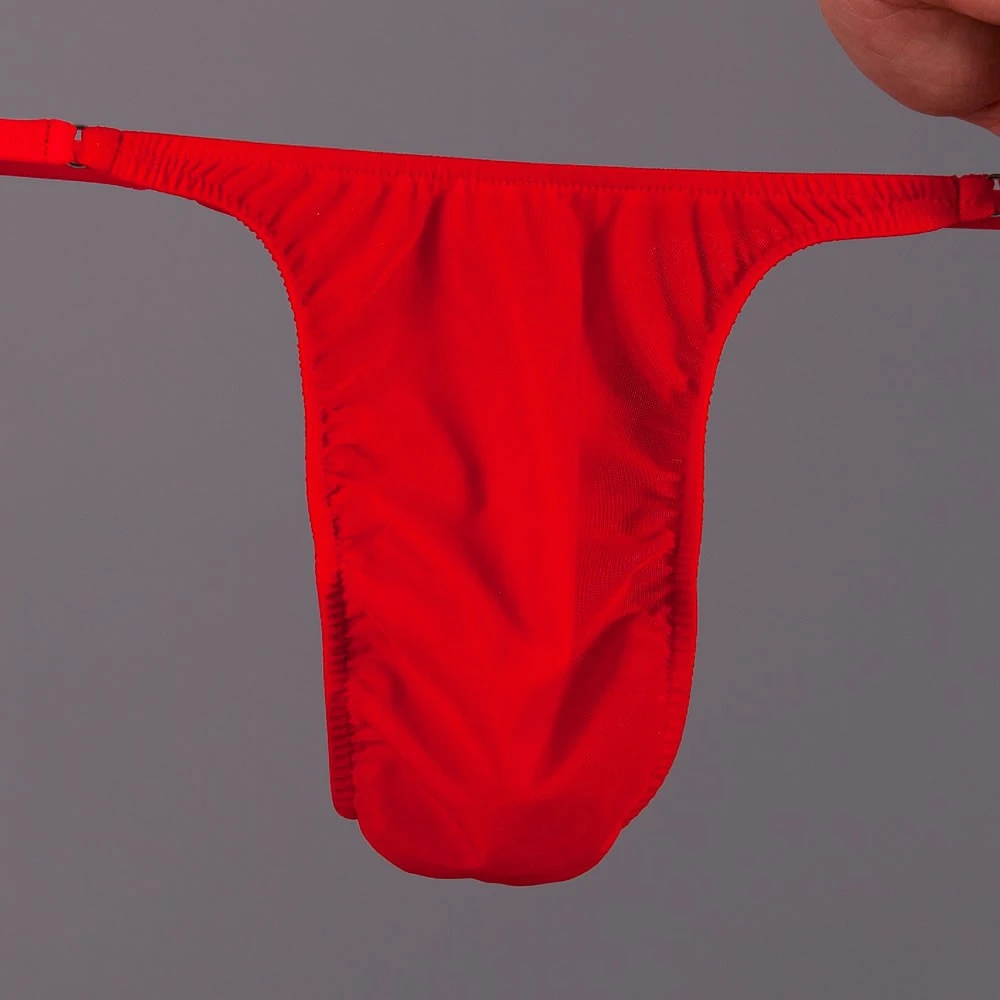Exclusive Men String Tanga - Rot Transparent 11 Exclusive Men String Tanga - Rot Transparent – Bild 9