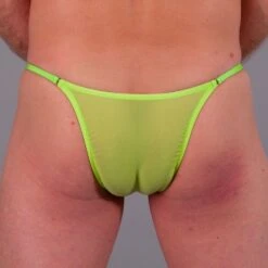 Exclusive Men String Tanga - Pistazie Transparent -Bikini Verfuehrung Geschaft exclusive mens string tanga pistazie transparent 2 1280x1280