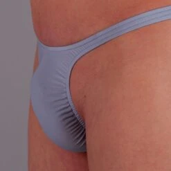 Exclusive Men String Tanga - UNI Hellgrau -Bikini Verfuehrung Geschaft exclusive mens string tanga uni hellgrau 4 1280x1280
