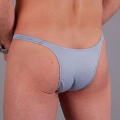 Exclusive Men String Tanga - UNI Hellgrau -Bikini Verfuehrung Geschaft exclusive mens string tanga uni hellgrau 8 1280x1280