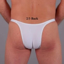 Exclusive Men String Tanga - UNI Weiß -Bikini Verfuehrung Geschaft exclusive mens string tanga uni weiss 5 1280x1280