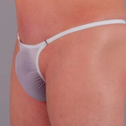 Exclusive Men String Tanga - Weiß Transparent -Bikini Verfuehrung Geschaft exclusive mens string tanga weiss transparent 2 1280x1280