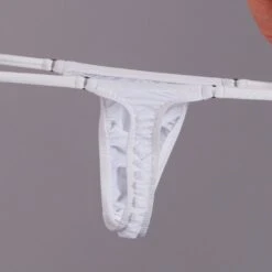 Exclusive Men String Tanga - Weiß Transparent -Bikini Verfuehrung Geschaft exclusive mens string tanga weiss transparent 6 1280x1280