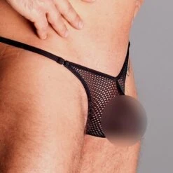 Men String Tanga - Fishnet Schwarz 10 Men String Tanga - Fishnet Schwarz -Bikini Verfuehrung Geschaft men string tanga fishnet schwarz 2 1280x1280
