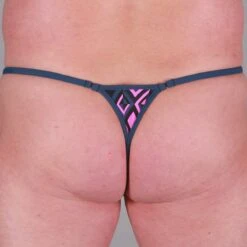 Men String Tanga - Pink Diamonds (Extra Small) -Bikini Verfuehrung Geschaft men string extrasmall pink diamonds 6 1280x1280